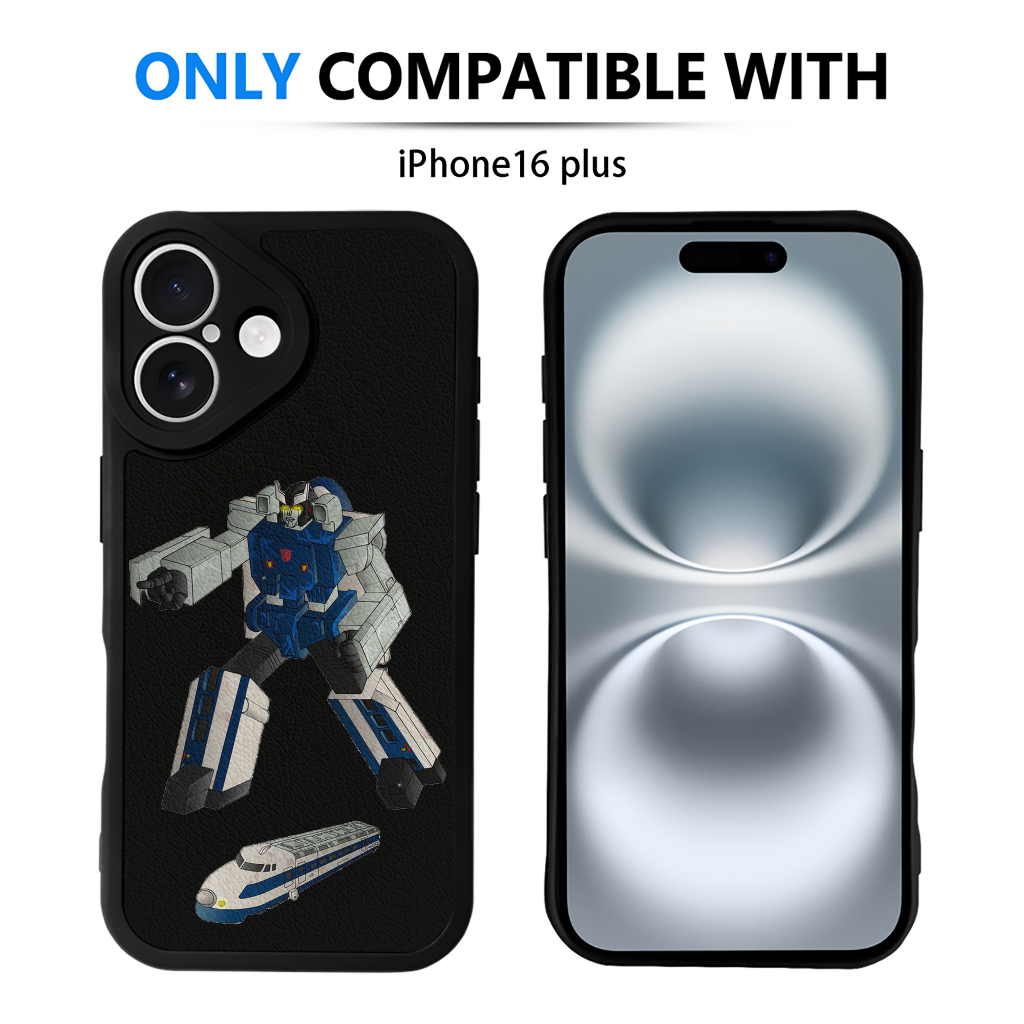 （画像用）  【iPhone 16シリーズ対応】シリコンスマホケース（レザー調） 材質：シリコン